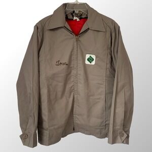 Vintage Unitog Felco Lined Jacket Mens Large Workwear Pockets Union USA 'Tom'‎